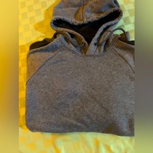 Men’s Russell Premium Fleece Hoodie S(34-36) gray and black Like New